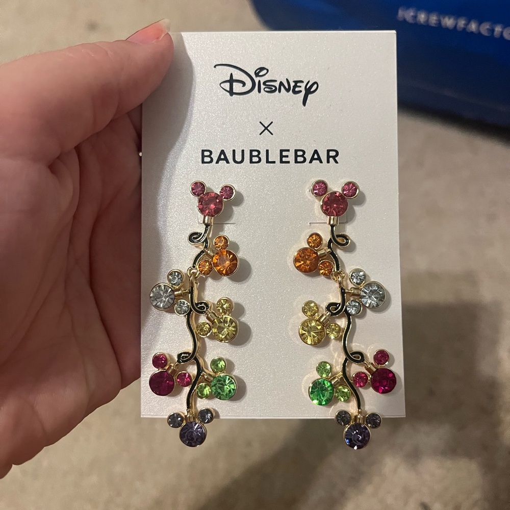 Disney x BaubleBar Colorful Mickey Earrings